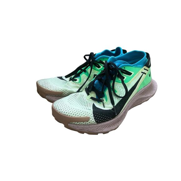 Nike Pegasus Trail 2 Volt Poison Green Sneaker Trainers Trail Hiking, Size 8.5 - Picture 2 of 9